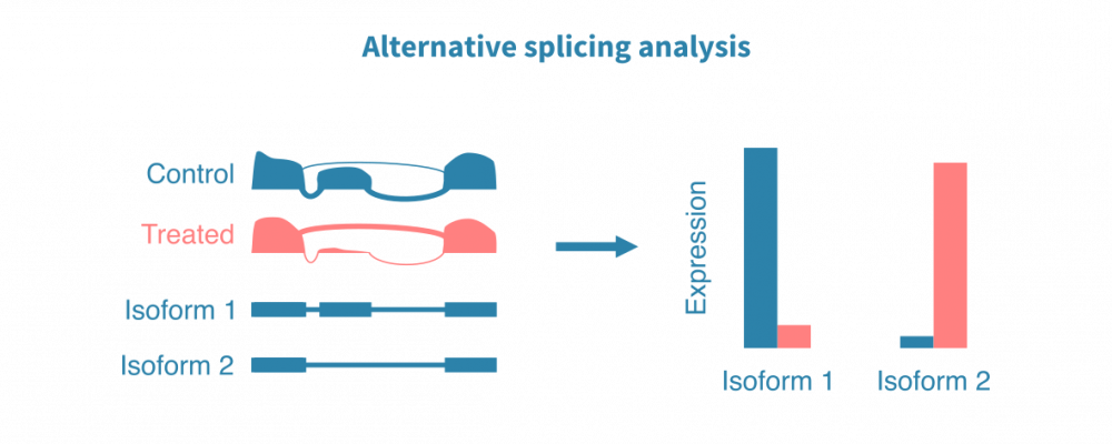 Alternative splicing analysis from RNA-seq data – Genevia Technologies