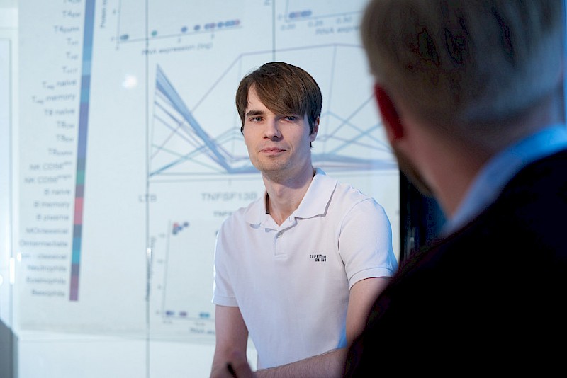Bioinformatics analyst Dr. Tommi Rantapero of Genevia Technologies.