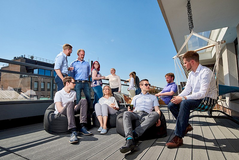 Genevia Technologies team illustrating the company culture led by Bioinformatics CEO Antti Ylipää.