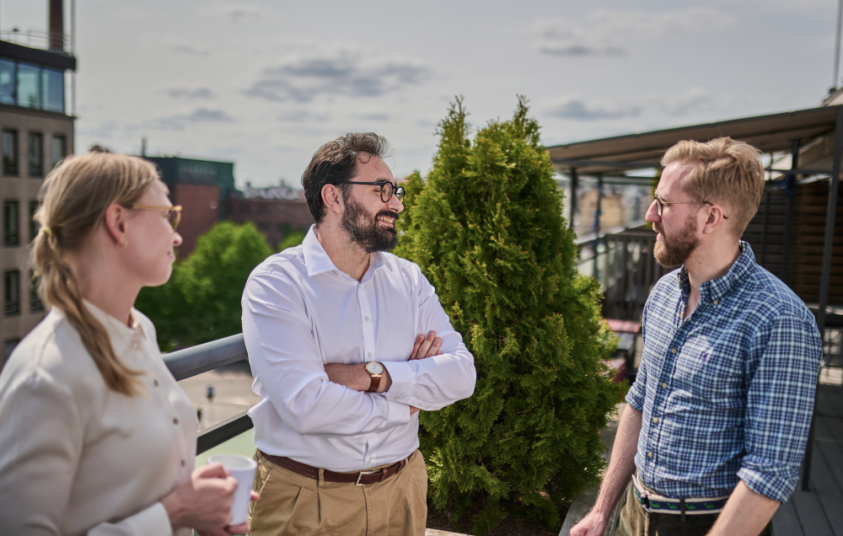 Genevia Technologies bioinformatics team during an office week.